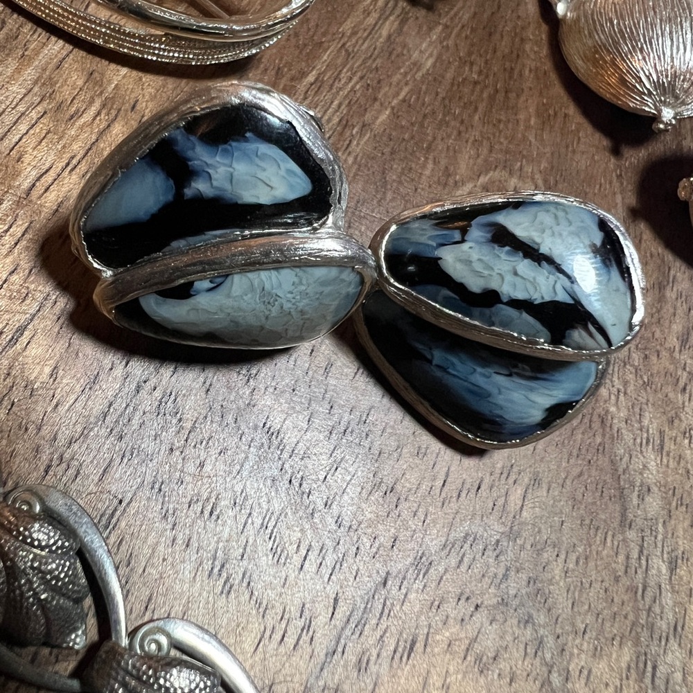Vintage Silver Tone Jewelry Lot Sarah Cov Napier Monet - Picture 5 of 7